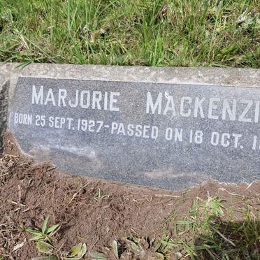 MACKENZIE Marjorie 1927-1929