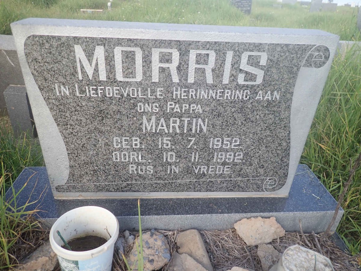 MORRIS Martin 1952-1992