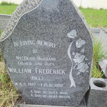 MALAN William Frederick 1927-1982