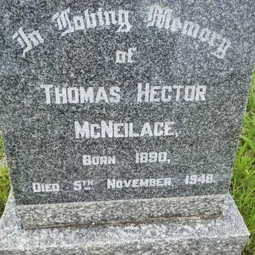 MCNEILAGE Thomas Hector 1890-1948