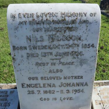 NILSSON Nils 1854-1926 &amp; Engelena Johanna 1862-1954