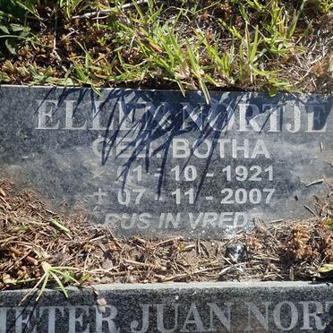 NORTJE Ellen nee BOTHA 1921-2007