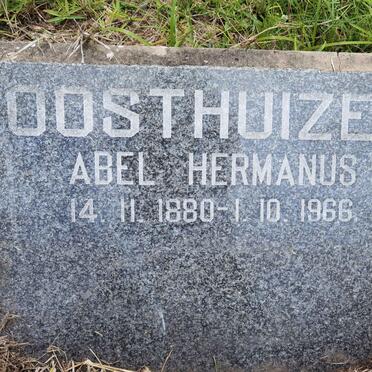 OOSTHUIZEN Abel Hermanus 1880-1966
