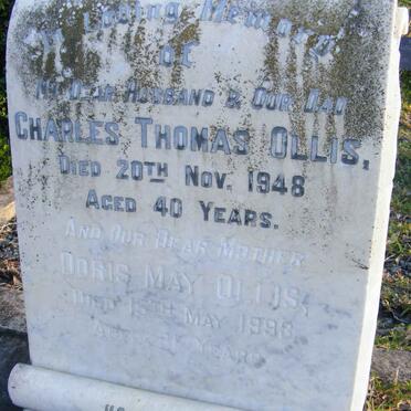 OLLIS Charles Thomas -1948 &amp; Doris May -199?