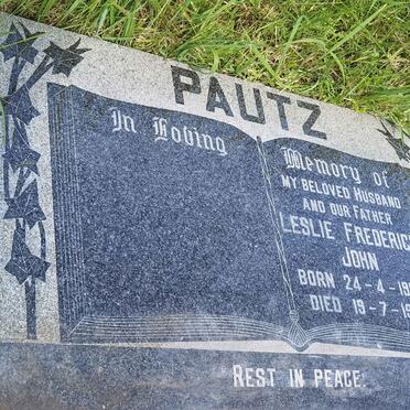 PAUTZ Leslie Frederick John 1902-1971