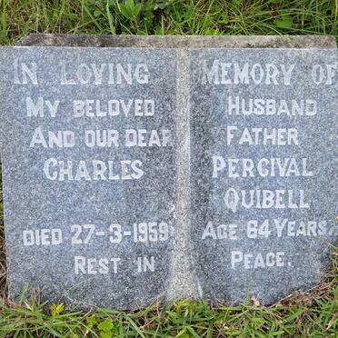 QUIBELL Charles Percival -1959