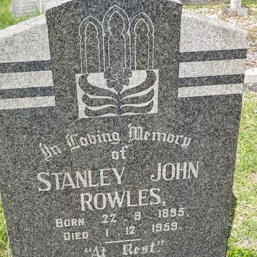 ROWLES Stanley John 1895-1959