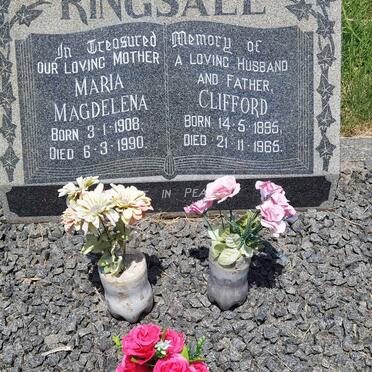 RINGSALL Clifford 1895-1965 &amp; Maria Magdelena 1908-1990
