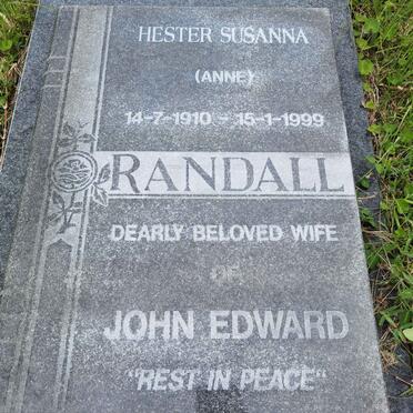 RANDALL Hester Susanna 1910-1999