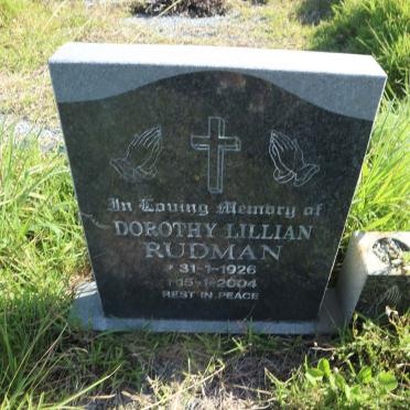 RUDMAN Dorothy Lillian 1926-2004