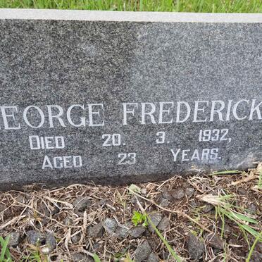 REUCK George Frederick, de -1932