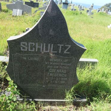 SCHULTZ Coenrad Frederich 1928-1981