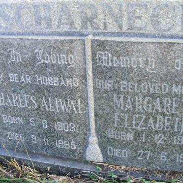 SCHARNECK Charles Aliwal 1903-1965 &amp; Margaret Elizabeth 1902-1990
