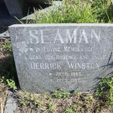 SEAMAN Derrick Winston 1945-1983