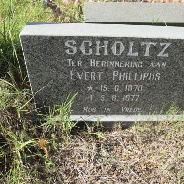 SCHOLTZ Evert Phillipus 1878-1977