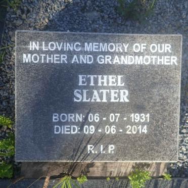 SLATER Ethel 1931-2014