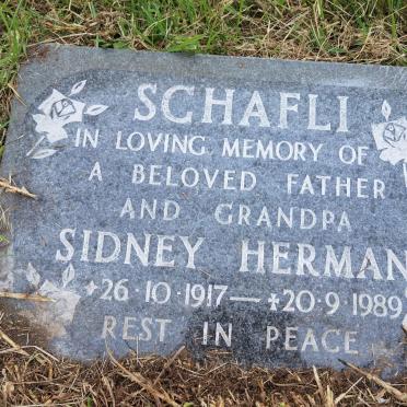 SCHAFLI Sidney Herman 1917-1989