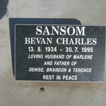 SANSOM Bevan Charles 1934-1995