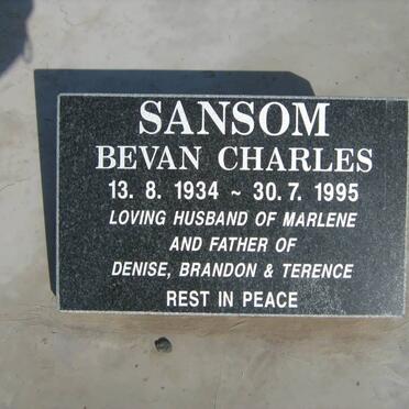 SANSOM Bevan Charles 1934-1995