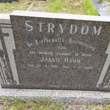 STRYDOM Jannie Harm 1931-1968