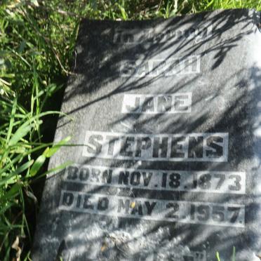 STEPHENS Sarah Jane 1873-1957