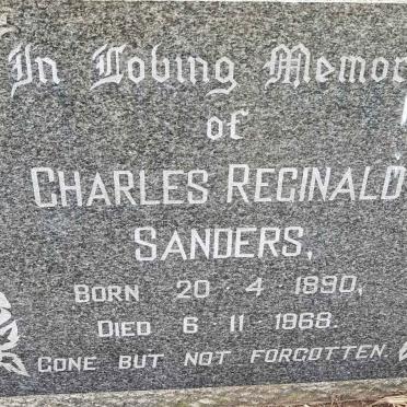 SANDERS Charles Reginald 1890-1968