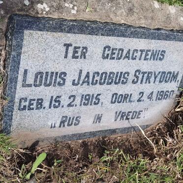 STRYDOM Louis Jacobus 1915-1960