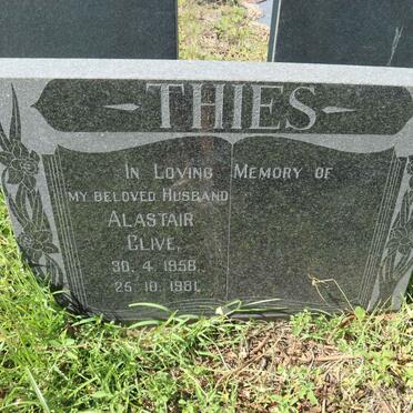 THIES Alastair Clive 1958-1981