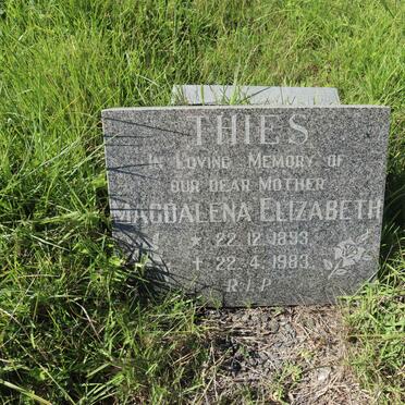 THIES Magdalena Elizabeth 1893-1983