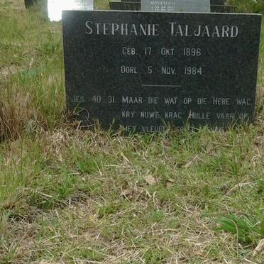 TALJAARD Stephanie 1896-1984