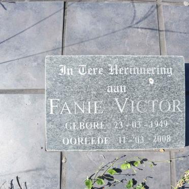 VICTOR Fanie 1949-2008