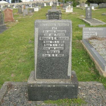 WARNER Ronald E 1913-1947 &amp; Beulah 1946-1946