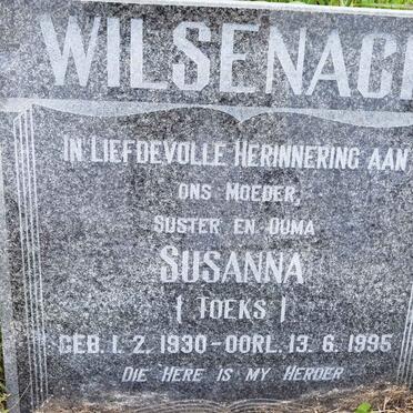 WILSENACH Susanna 1930-1995