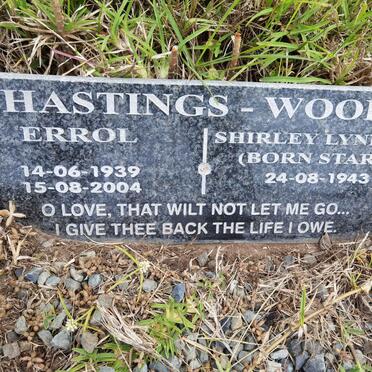 WOOD Errol 1939-2004, HASTINGS &amp; Shirley Lynette STARK 1943-