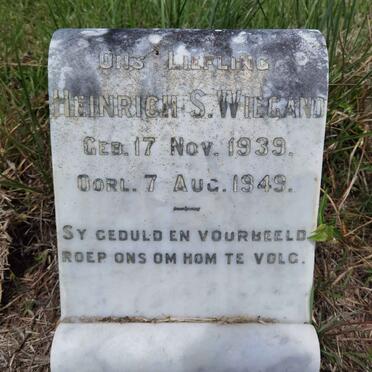 WIEGAND Heinrich S. 1939-1949