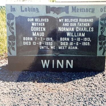 WINN Norman Charles William 1913-1969 &amp; Doreen Maud 1919-1993