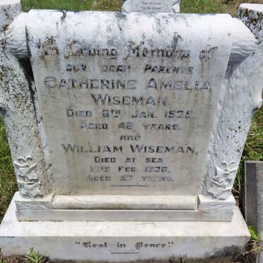 WISEMAN William -1936 &amp; Catherine Amelia -1935