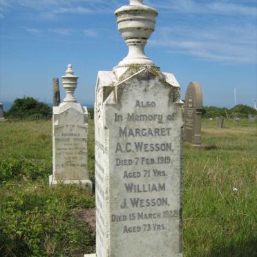 WESSON William J. -1922 &amp; Margaret A.C. -1919