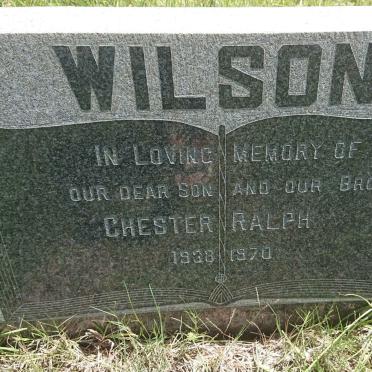 WILSON Chester Ralph 1938-1970