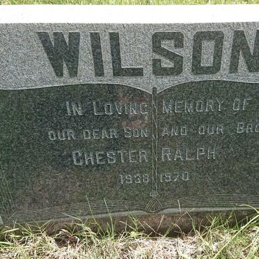 WILSON Chester Ralph 1938-1970