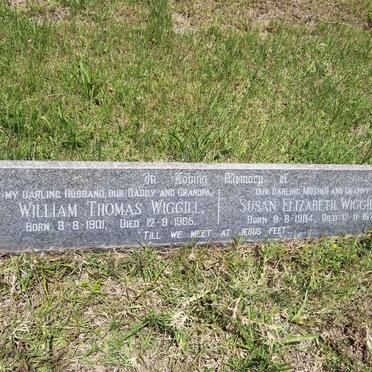WIGGILL William Thomas 1901-1965 &amp; Susan Elizabeth 1904-1971