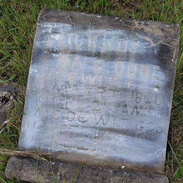 WIT J.A., de 184?-1931 :: DE WIT M.E. 1853-1930