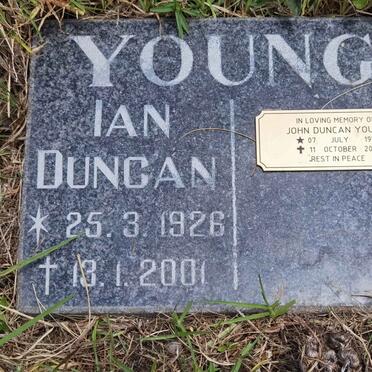 YOUNG Ian Duncan 1926-2001 :: YOUNG John Duncan 1951-2021