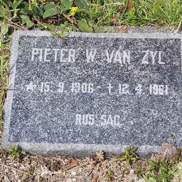 ZYL Pieter W., van 1906-1961