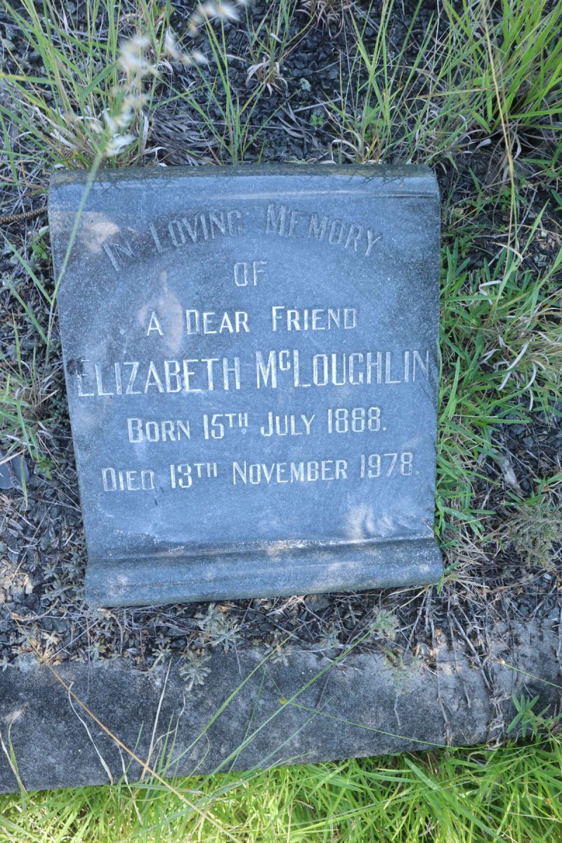 MCLOUGHLIN Elizabeth 1888-1978