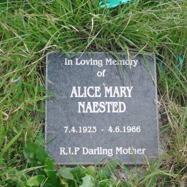 NAESTED Alice Mary 1923-1966