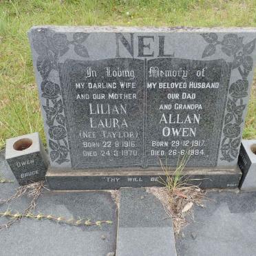 NEL Allan Owen 1917-1994 &amp; Lilian Laura TAYLOR 1916-1970