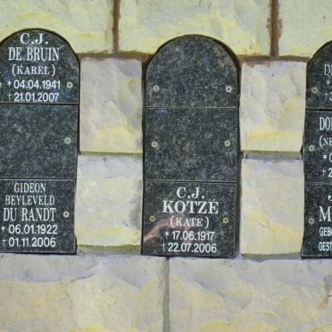 BOTHA :: BEUKES :: DE KLERK :: KOTZE :: MALAN