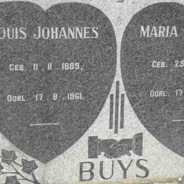 BUYS Louis Johannes 1889-1961 &amp; Maria Chatrina 1893-1984