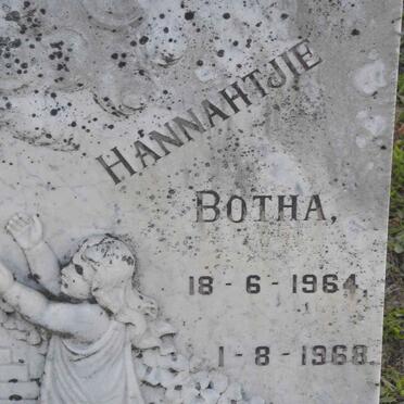 BOTHA Hannahtjie 1964-1968